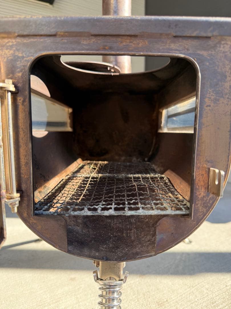 【テンマク】ウッドストーブサイドヴューＭサイズ ケース付き