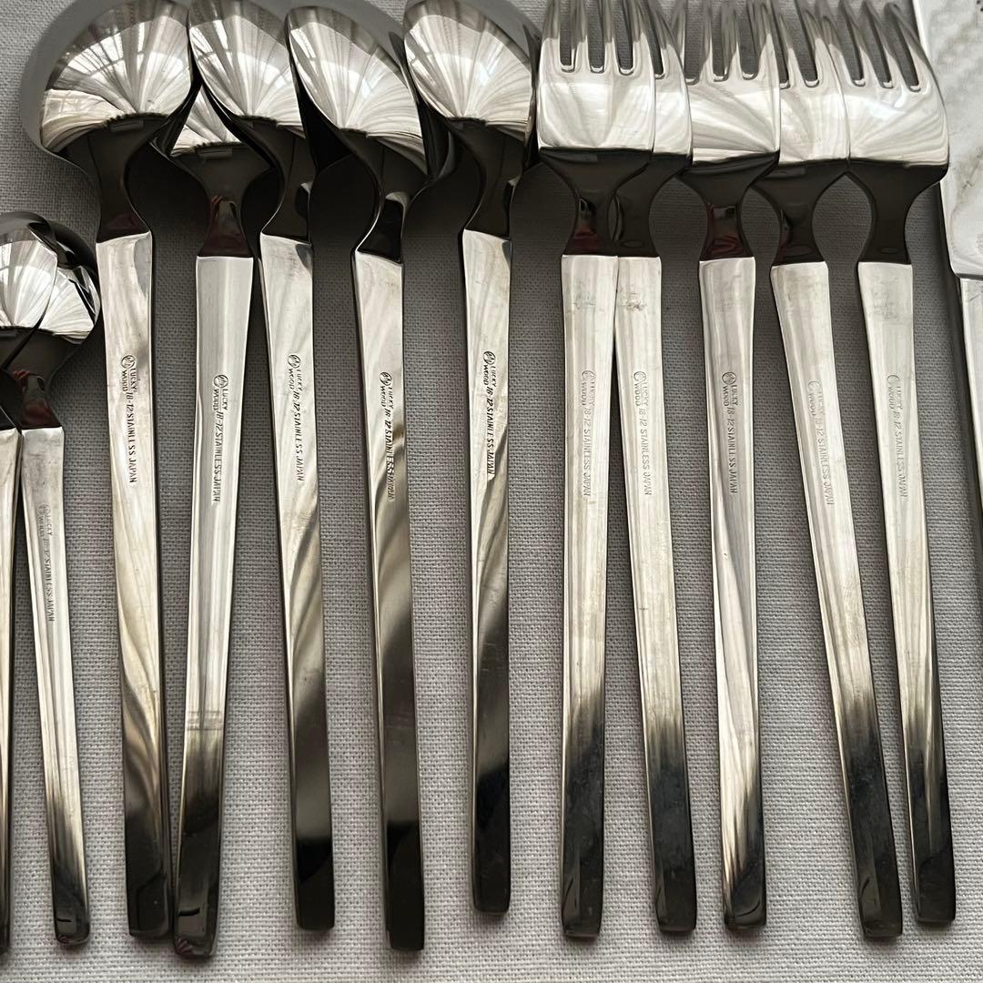 ラッキーウッド スカンジナビア 中古 18-12 カトラリーセット スプーン