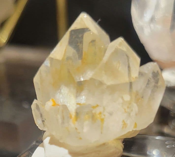 ヒマラヤ水晶 ♡可愛いミニュアセット♡マニハール原石クラスターキラキラ透明感抜群