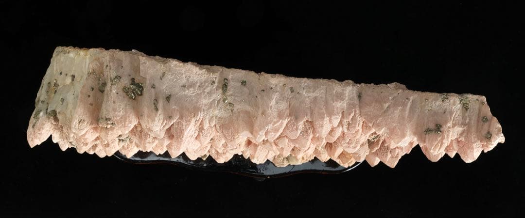 国産 菱マンガン鉱 インカローズ 黄鉄鉱 天然石 5kg 台座付 鉱物 鑑賞石