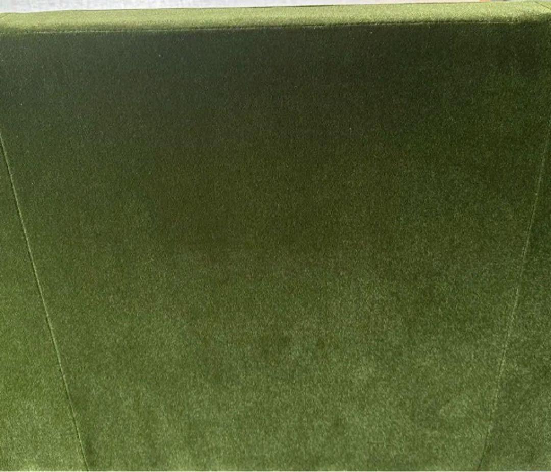 カリモク60 ロビーチェア　3シーター　モケットグリーン