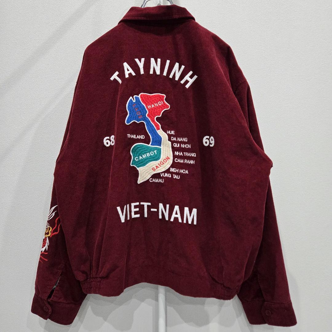 JACKROSE ベトジャン スーベニアジャケット刺繍 コーデュロイ M