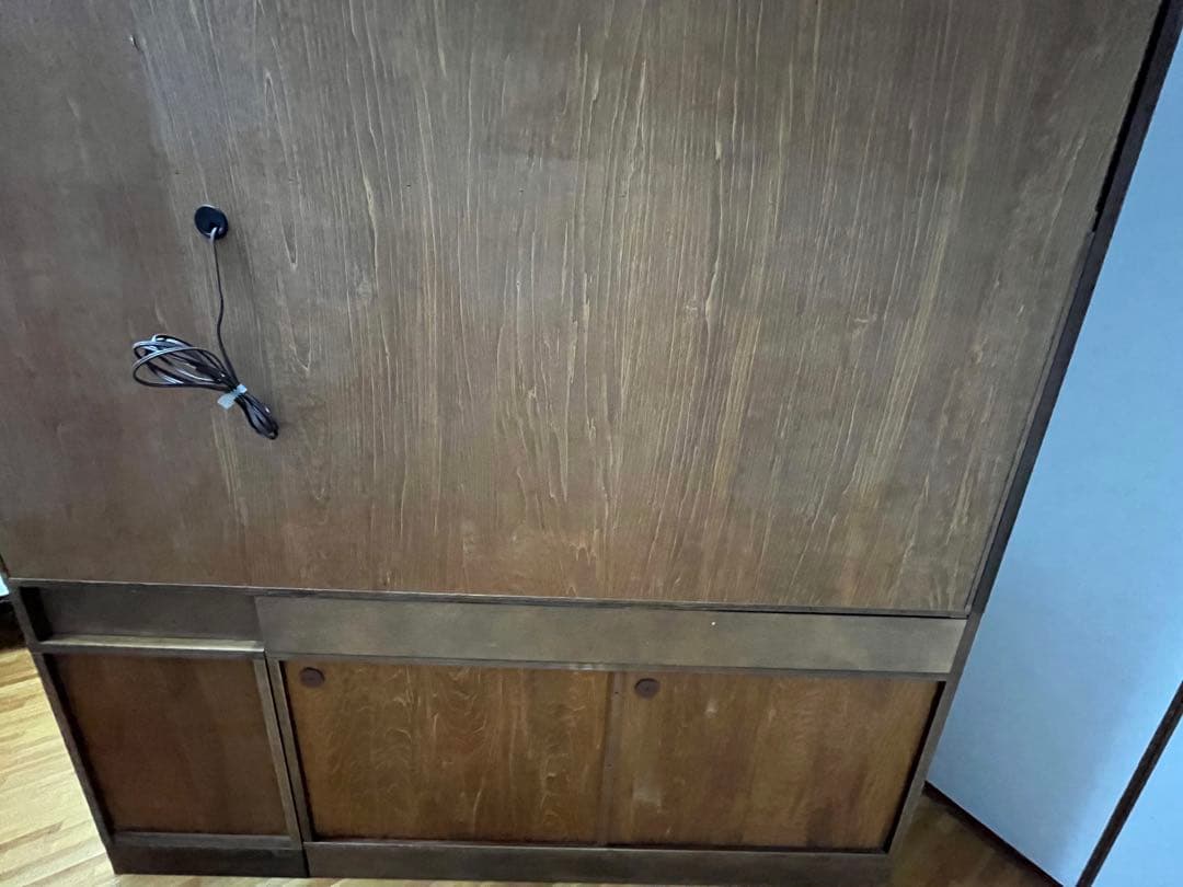 カリモク　本棚　サイドボード　食器棚　木製　キャビネット ダークブラウン