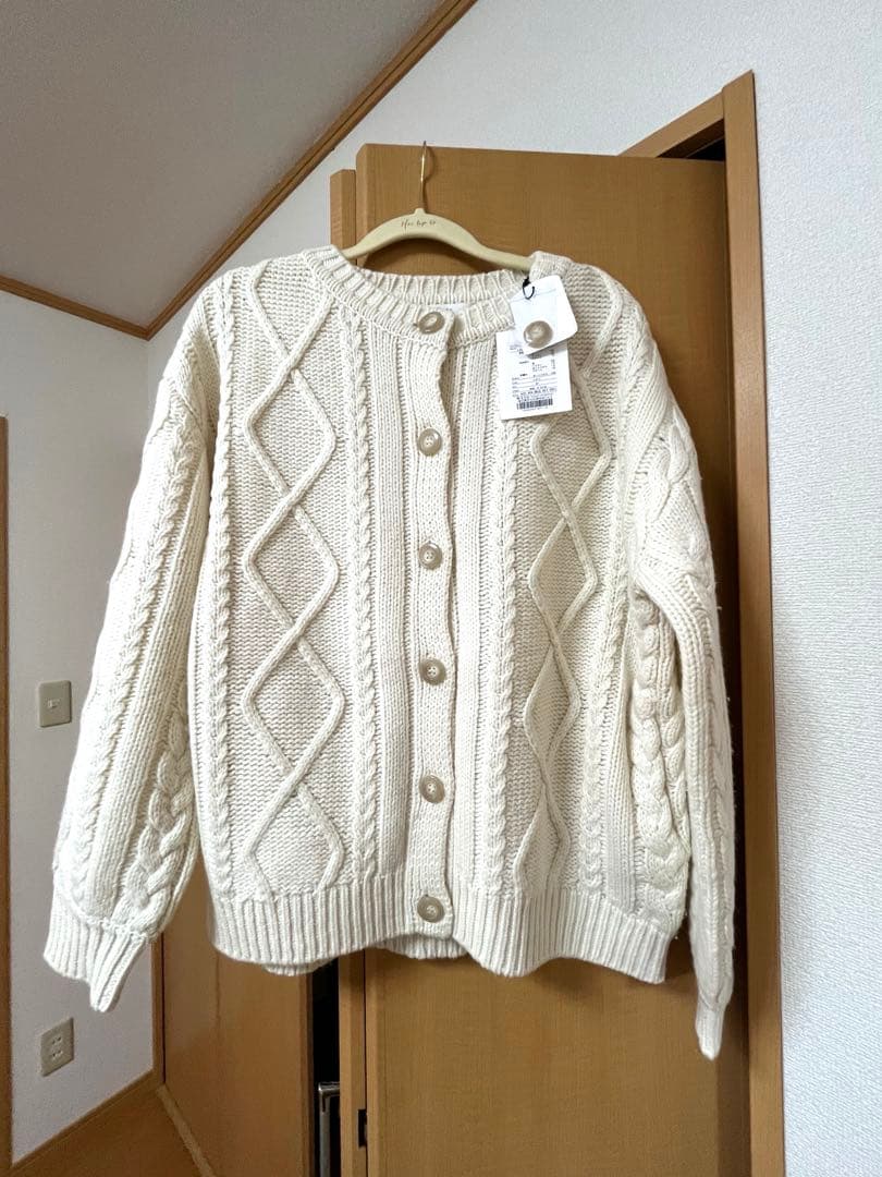 トップス H Boa Cable Knit Cardigan herlipto