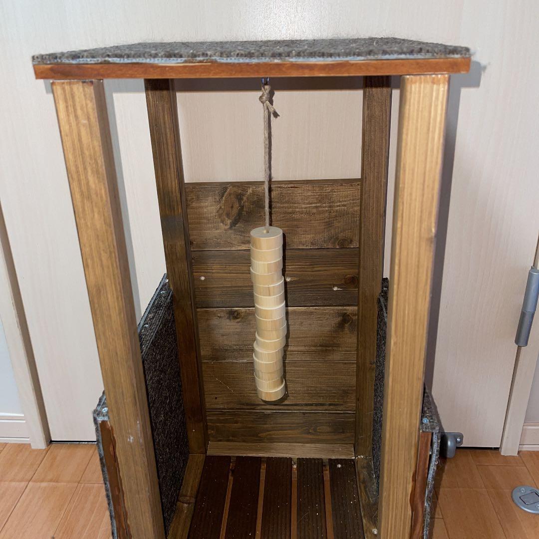 キャットタワー　DIY 幅約31cm×奥行約30.5cm×高さ約61.5cm