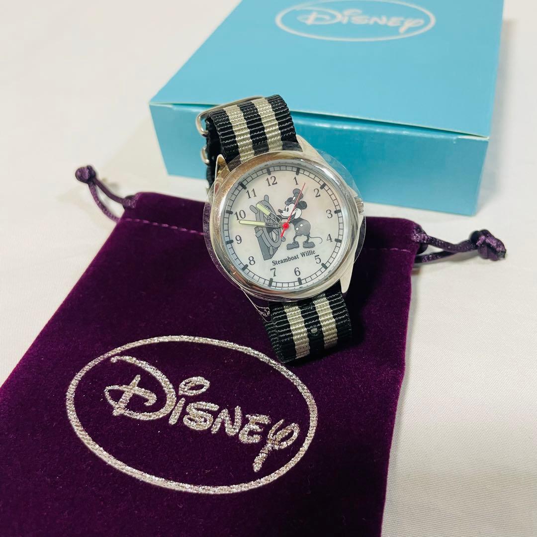 【100台限定】ミッキーマウス　腕時計　蒸気船　ウィリー