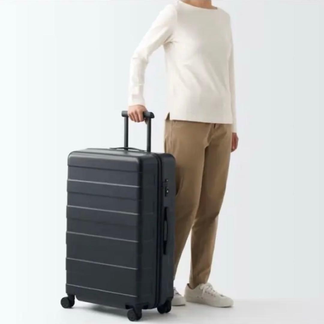 無印良品 キャリーケース G7AA064 大型 87L 黒 TSAロック 鍵付き