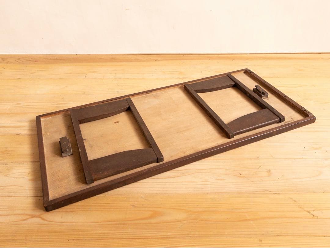 木製　テーブル　座卓　小ぶり　折りたたみ　古道具　古家具　ビンテージ