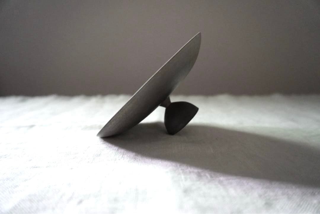 鮫島陽_ 舟Boat 13cm×5cm 脚付き皿　コンポート皿　小