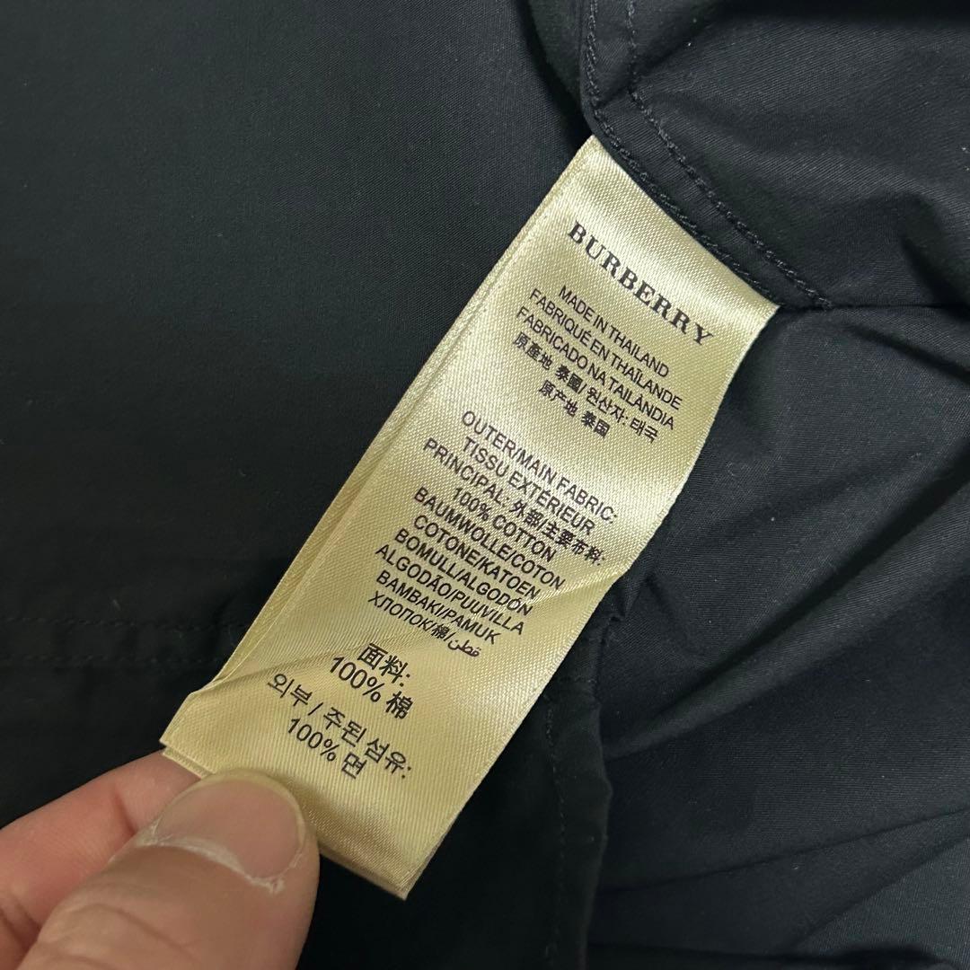 【現行タグ】 BURBERRY LONDON 長袖シャツ ブラック チェック S