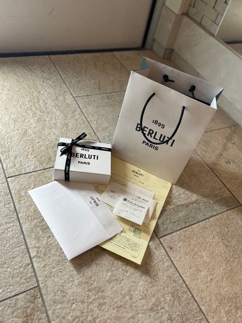 ベルルッティ スペシャルオーダー マネークリップ フィギュア オッソ シルバー