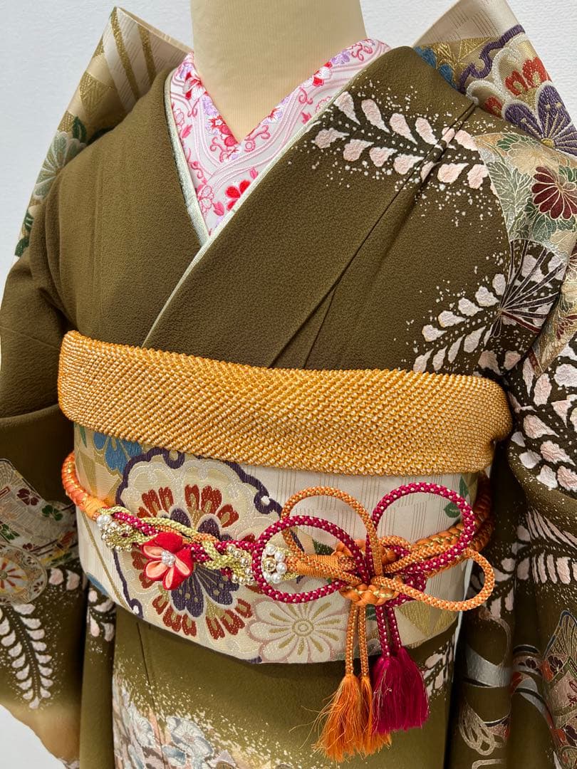 振り袖　フルセット　別誂長襦袢　成人式　翠山工房　辻ヶ花　金彩加工　桐屋　721