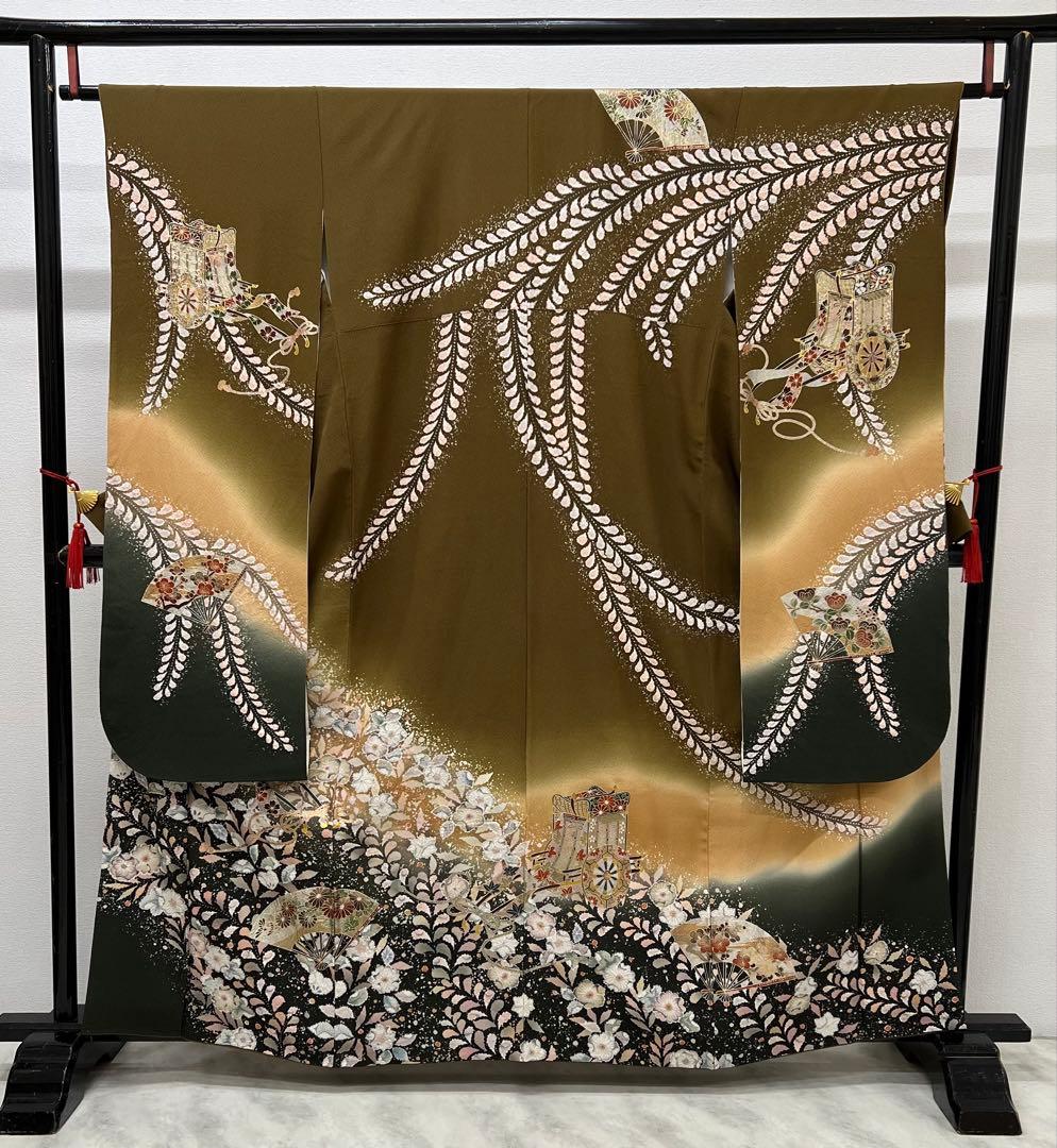 振り袖　フルセット　別誂長襦袢　成人式　翠山工房　辻ヶ花　金彩加工　桐屋　721