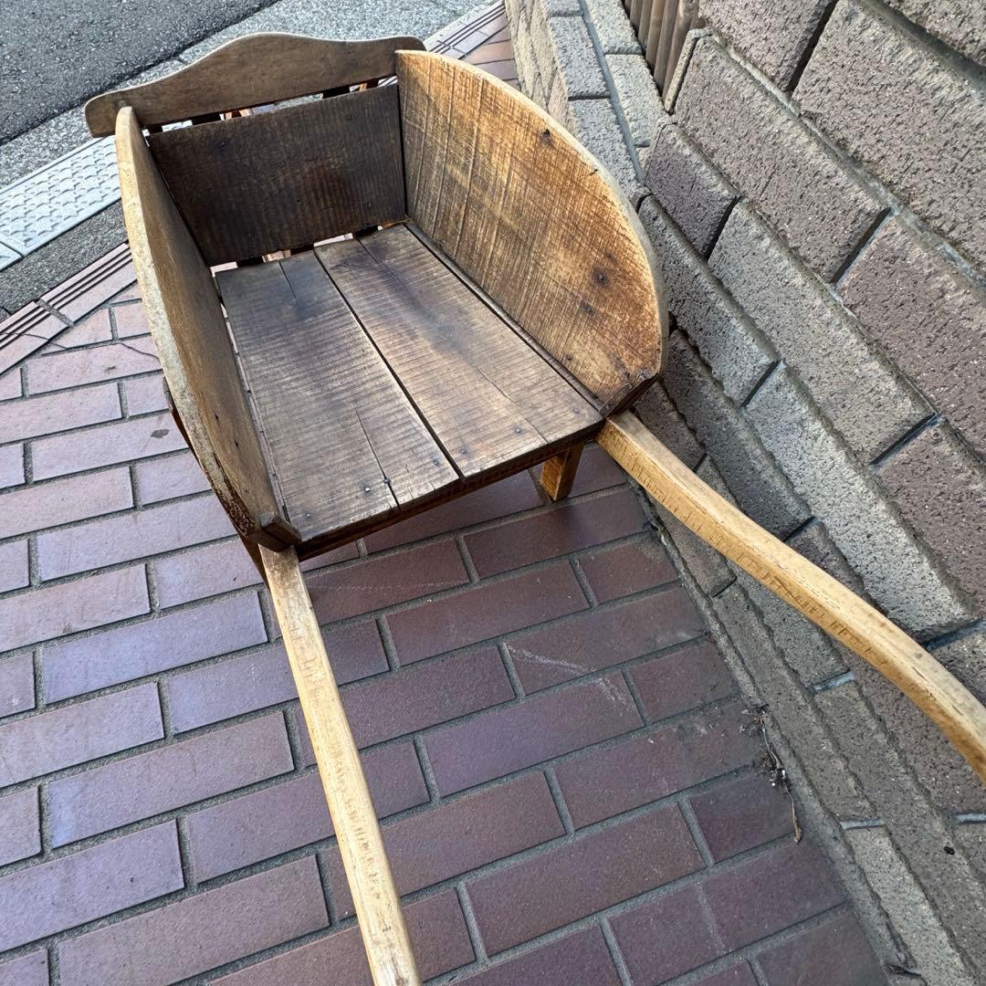 フラワーカート　ワゴン　リヤカー　アンティーク　ヴィンテージ