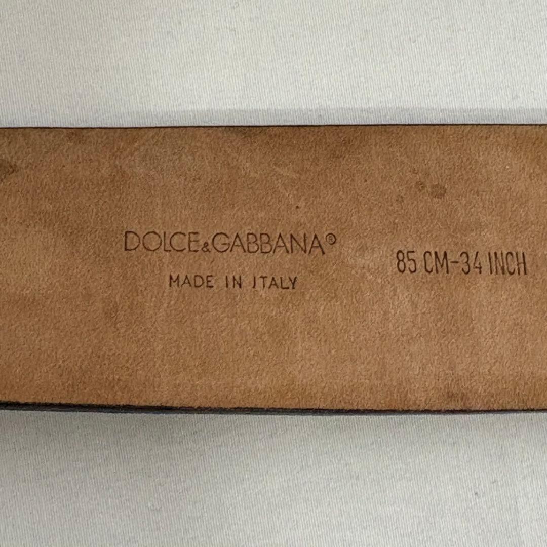 ドルチェ&ガッバーナ ローズ ベルト レザー y2k swag archive