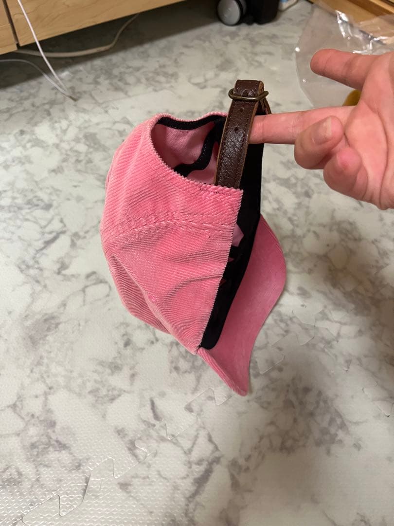 supreme ピンクキャップ