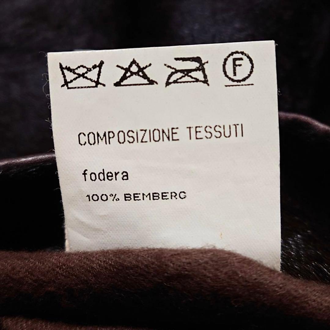 【本日最終超大特価‼︎】90S ドルチェ&ガッバーナ ハラコレザーチェスターコート