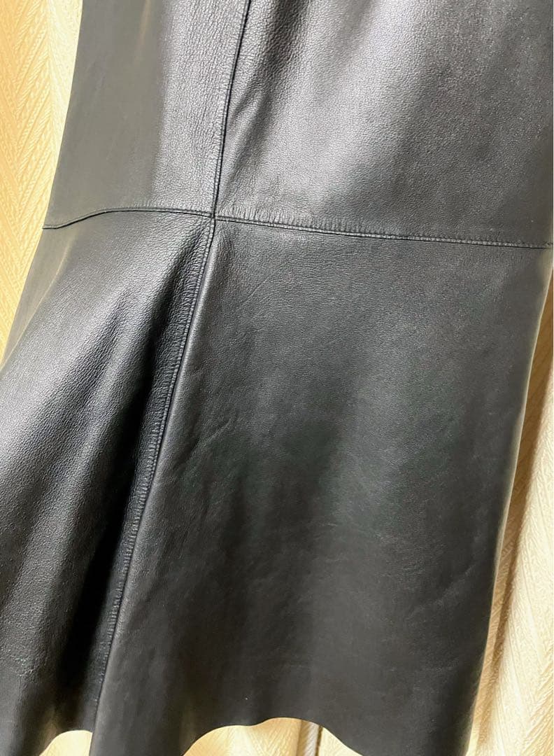 【希少】JeanPaul GAULTIER femme レザースカート 極美品