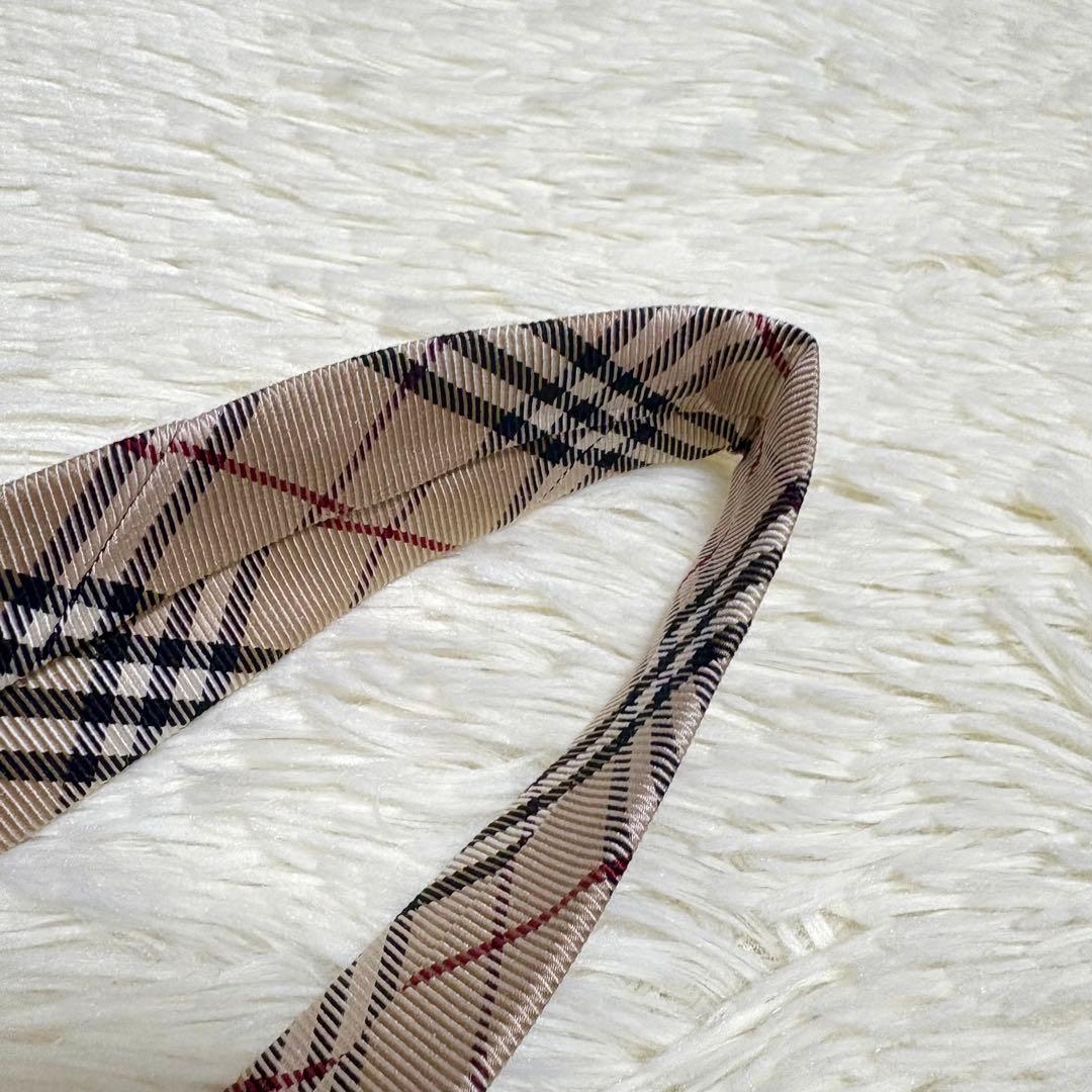 未使用 BURBERRY LONDON バーバリー ネクタイ ノバチェック