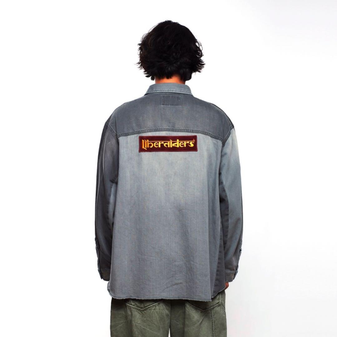 【新品】LIBERAIDERSリベレイダースRIMAKE DENIM SHIRT