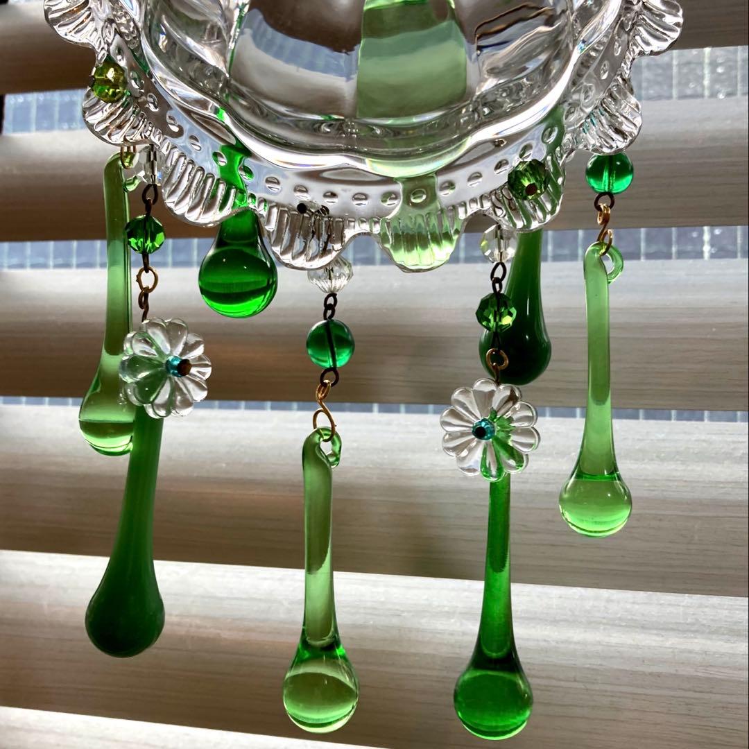 ミニシャンデリア　1920年（大きめ）　フランスアンティーク　シェード