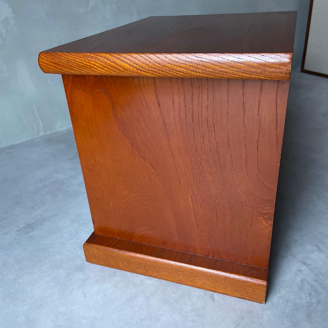 木製 欅調 違い棚 置床 和風家具 AVボード 和室