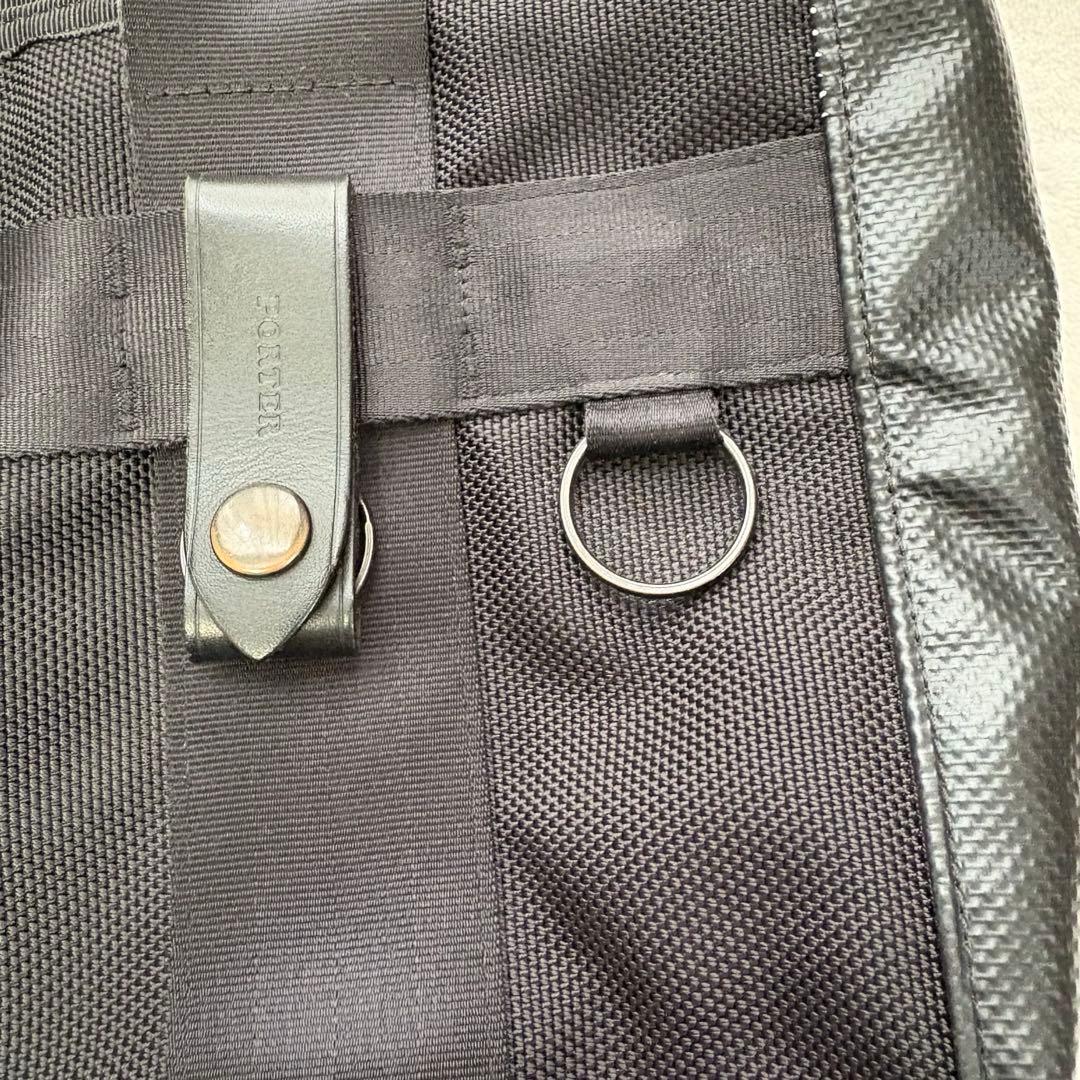 （値下）ポーターPORTERヒートHEAT トートバッグ 黒 吉田カバ 2way