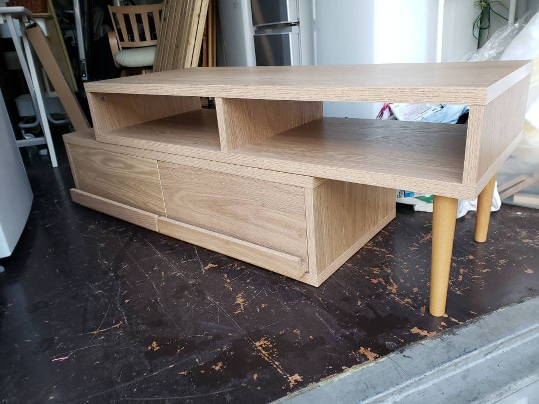 地域限定販売　北欧風　LOWYA　お洒落なレンジボード＆テレビボード