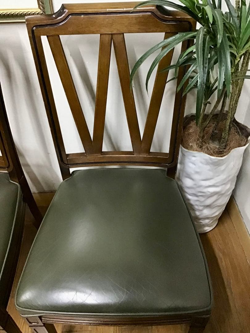 管376☆マルニ☆maruni☆地中海☆ダイニングテーブル☆チェア4脚