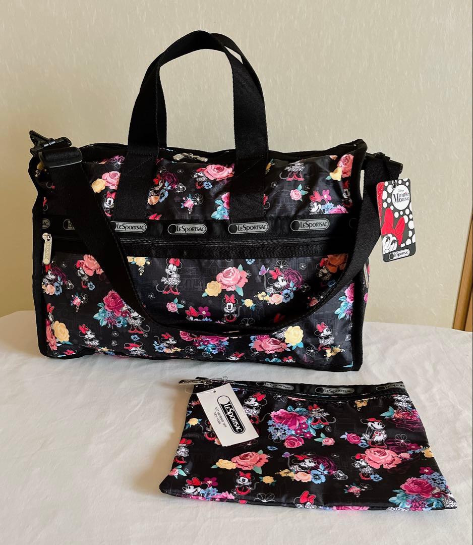 レスポートサック　ディズニーミニーボストンバッグ　ハワイ限定【未使用】