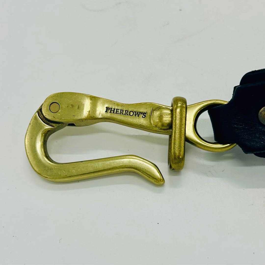 廃盤 pherrow's フェローズ 変形バックル ベルト フックバックル
