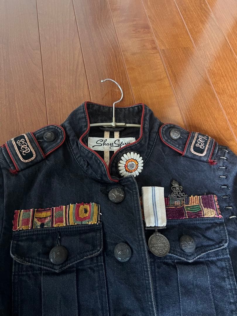 Share Spirit ミリタリージャケット ブラック