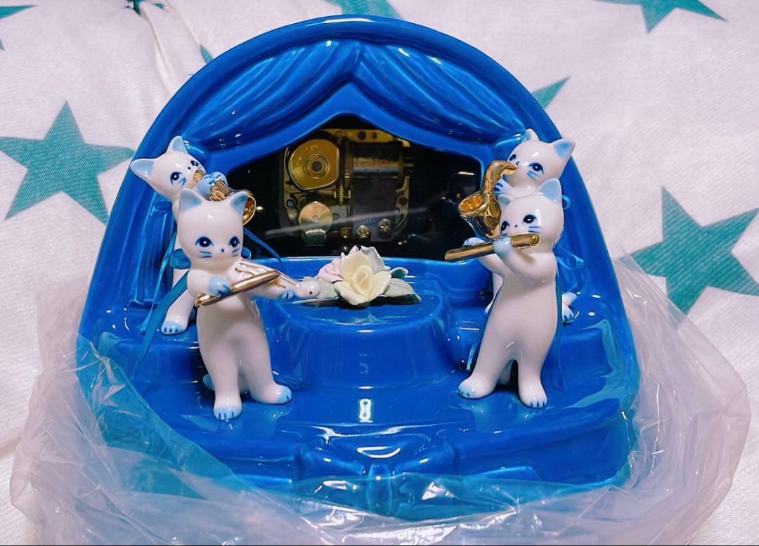 猫 オルゴール 青 星に願いを