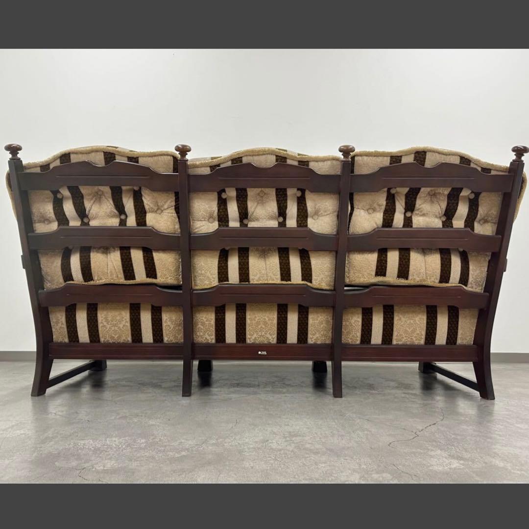 SNT089 karimoku オールドカリモク 3P 3人掛け アームチェア