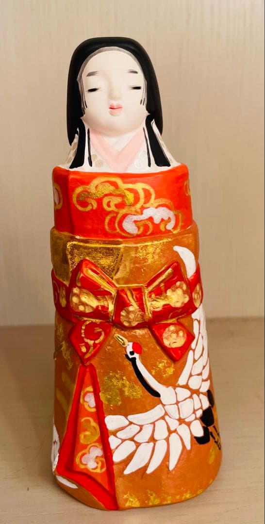 「祝鶴」＊博多人形・お雛様　「小副川　祐二 作」