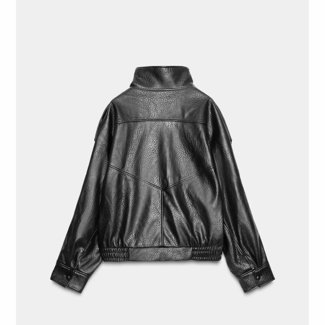 ⭐︎ 最終お値下げしました　新品　ZARAのフェイクレザージャケットMサイズ