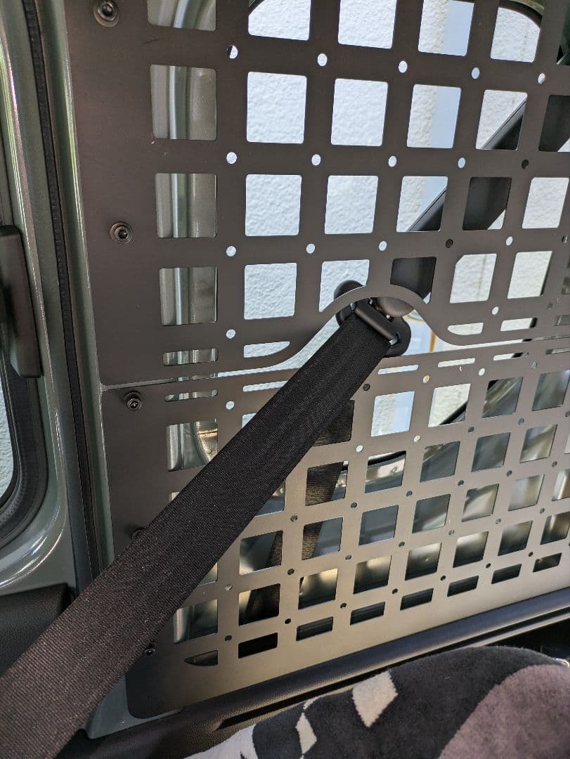 N-VANインナーメッシュパネル 板厚1.2ミリ　左右セット　無塗装品