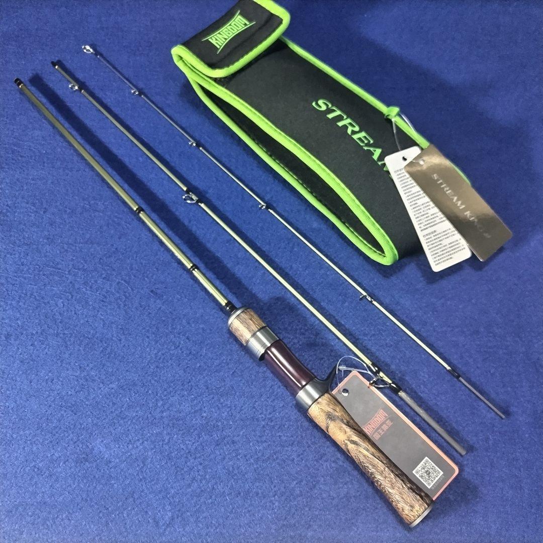 軽量マルチピースロッド 1.53m 5ft ベイト 3ピース トラウト 渓流