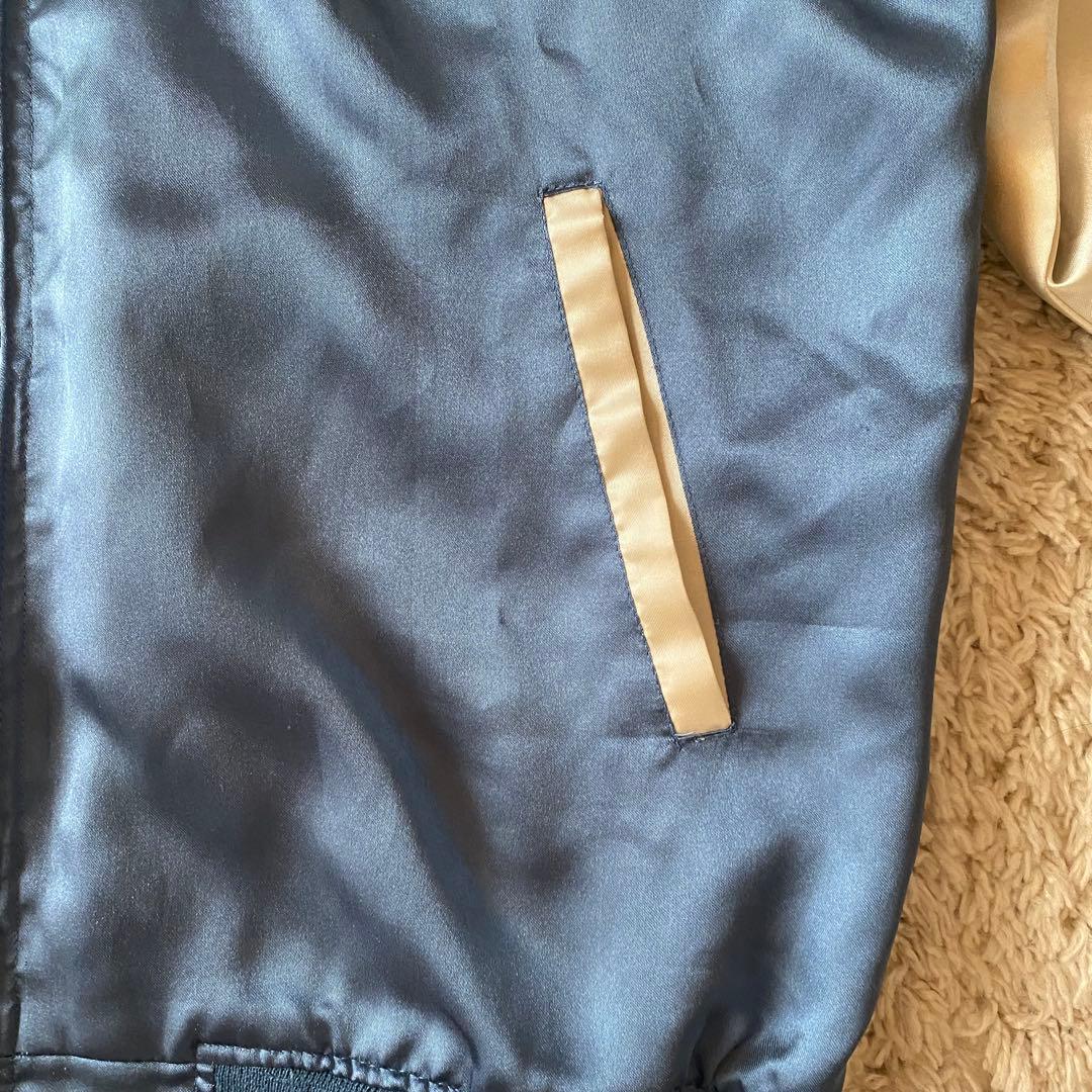 【古着】Japanise Traditional スカジャン　刺繍　 3L