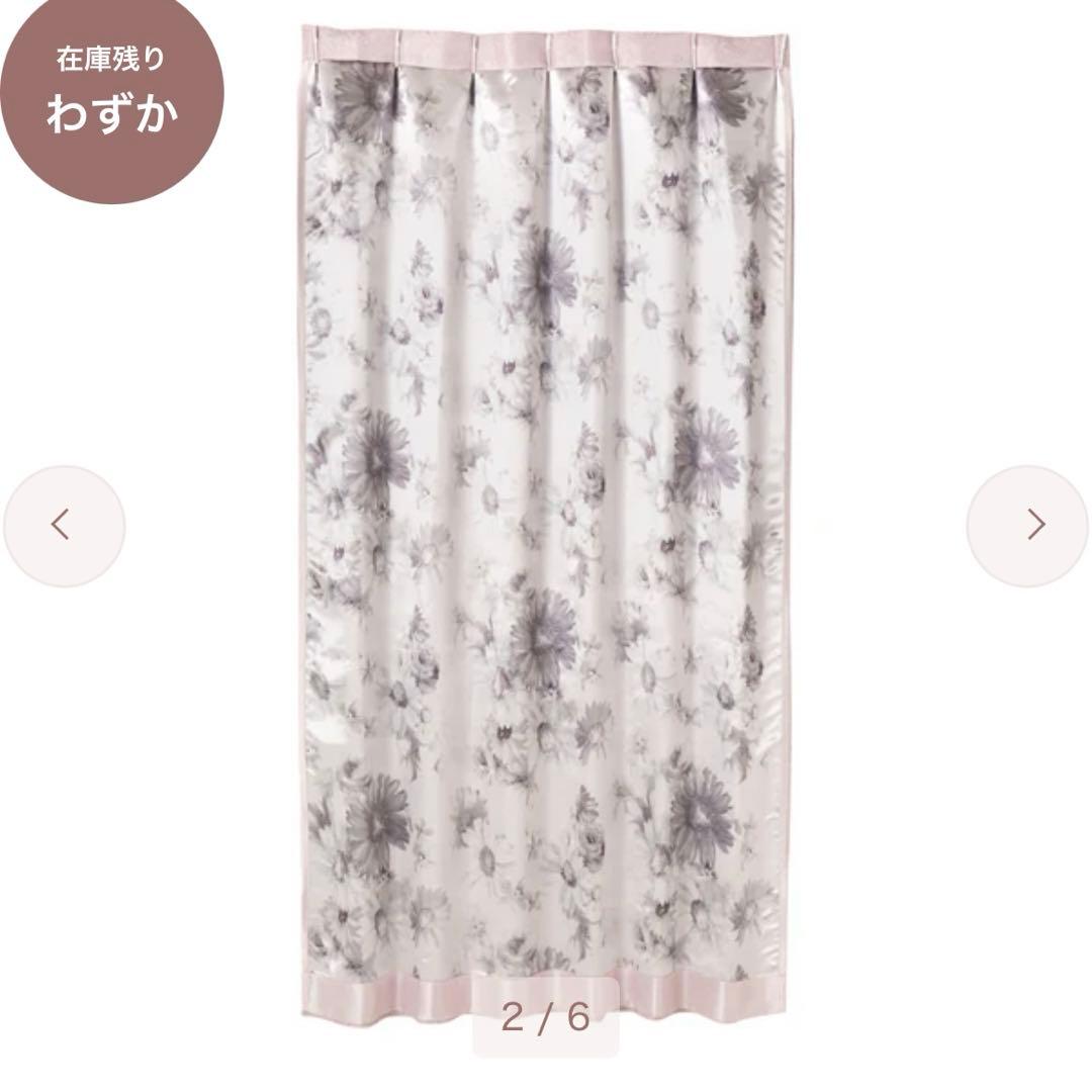 Francfranc ダブルカーテン100✖︎178 2枚