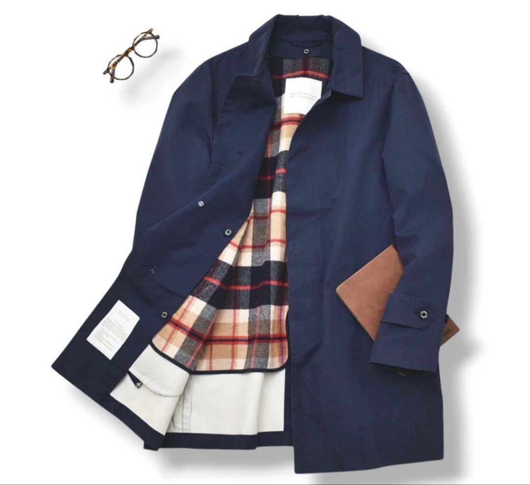 極美品/現行✨マッキントッシュ ステンカラーコート ダンゲルド ライナー 濃紺