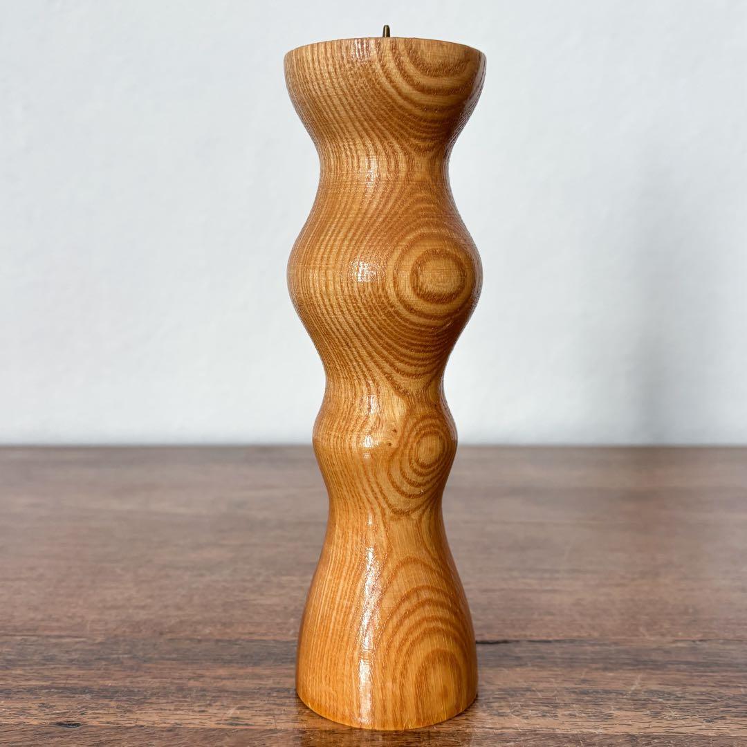 けれたろさまおまとめ同梱【東ドイツ 木製のキャンドルスタンド2つ】ヴィンテージ