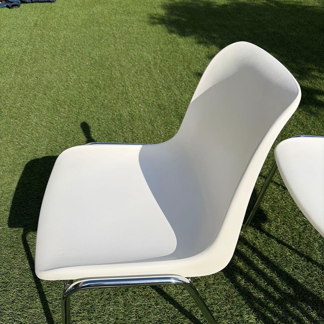 【美品】イタリア製　bericoplast スタッキングチェア 廃盤　2脚セット