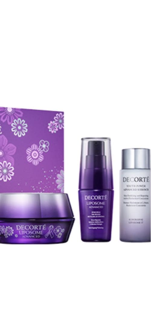 コスメデコルテリポソームアドバンストリペアクリームパープルリボンセット2025