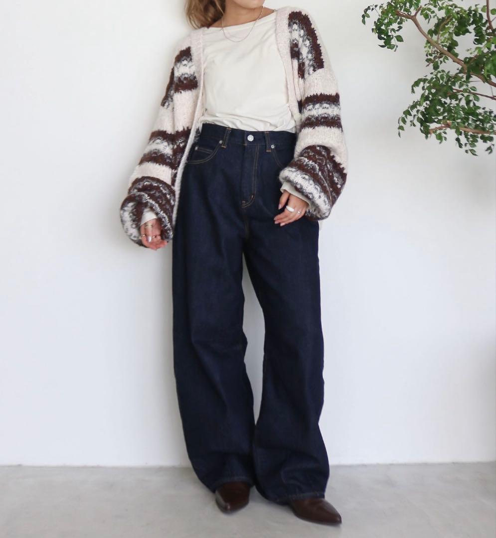 【 限定値下げ 】 アングリッド カーブルーズデニム インディゴ 24