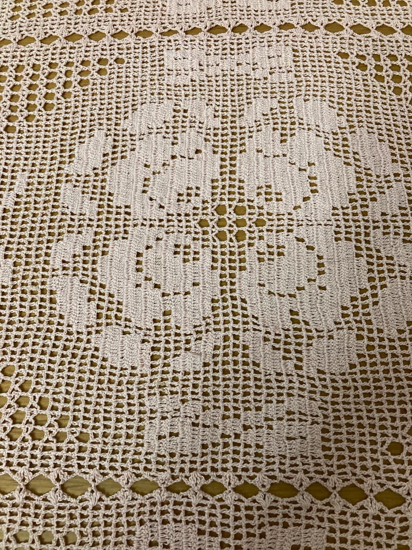 ピンク レース テーブルカバー