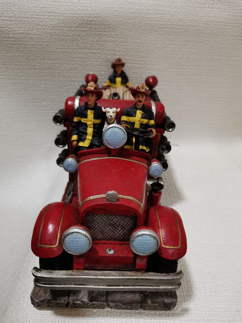 VANMARK 1998 バンマーク消防士 消防車ブックエンド 本立て