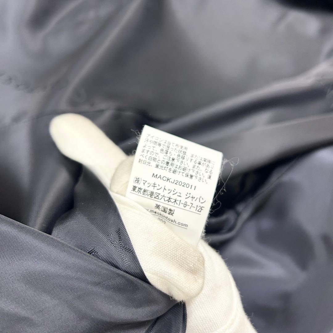 美品 マッキントッシュ ダンケルド ウール ネイビー 36 GM-001F