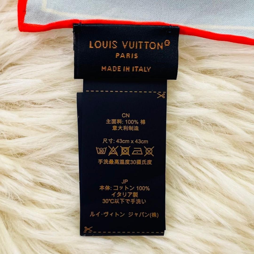 ルイヴィトン M96946　ＬＶ　シティスタンプ スカーフ　セット シルク