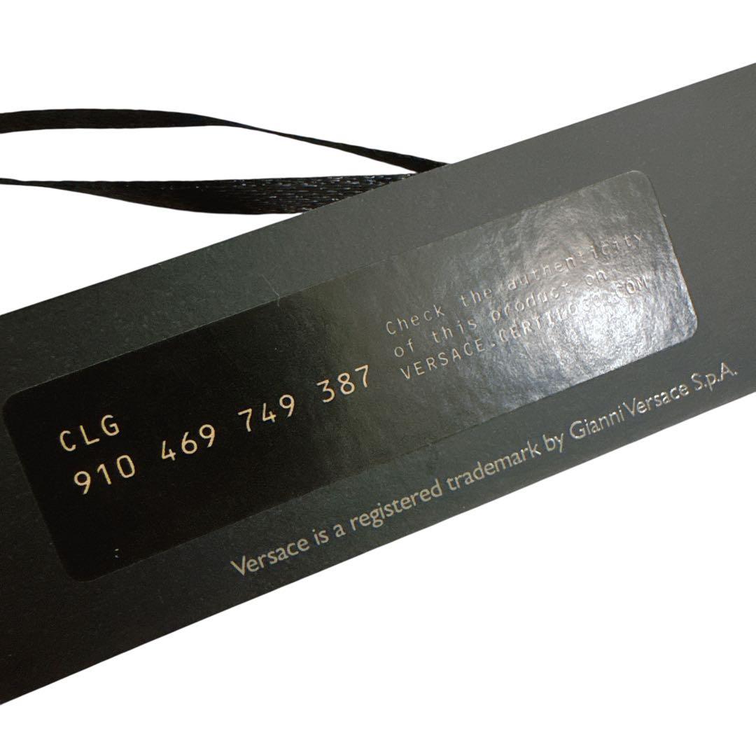 【極美品】VERSACE メデューサ ケース ブラック レザー 箱付き